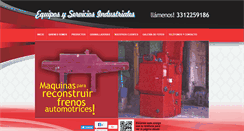 Desktop Screenshot of equiposyserviciosindustriales.com